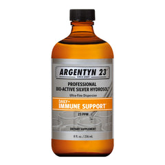 Argentyn 23 bio-active silver hydrosol bottle view highlights purity and absorption