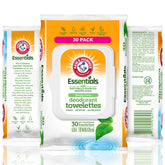 Arm & Hammer Simply Fresh face wipes pack front for quick no-rinse cleansing.