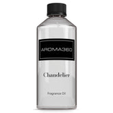Aroma360 Chandelier fragrance oil bottle ready for diffusers and extended room aroma.