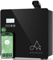Aromadd 2025 upgraded diffuser demonstrates broad coverage for large rooms.