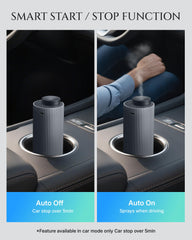 Aromadd three-level intensity control for customizing scent strength.