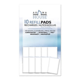 Aromahouse unscented refill pads for diffusers provide flexible scent without altering oils.