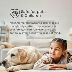 AROMAPLAN Diffuser packaging closeup highlights premium USA-made ingredients