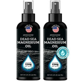 Aromasong magnesium oil spray bottle (8 oz) for convenient topical use.