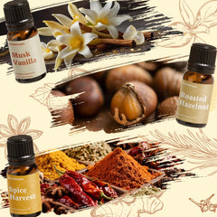 AROMTOPIA musk vanilla 10ml bottle adds cozy notes for soaps.