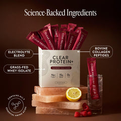 Arrae Clear Protein mixing with water delivers a smooth, refreshing drink.