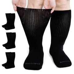 Artfasion extra wide socks for swollen feet in a pack, comfortable and easy to slip on.