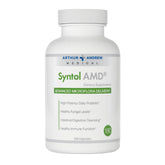 Arthur Andrew Medical Syntol bottle label highlighting 3-in-1 formula for gut balance