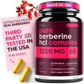 Artnaturals Berberine supplement bottle demonstrates easy daily use for metabolic support.