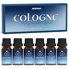 ARVIDSSON Cologne Fragrance Oils Deep Ocean bottle ideal for diffusers and refreshing room ambiance.