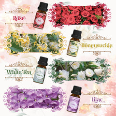 ARVIDSSON gardenia oil bottle enhances personal care products with delicate florals.