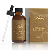 ARVIDSSON Hotel Diffuser Oil amber bottle enhances a luxe home fragrance.