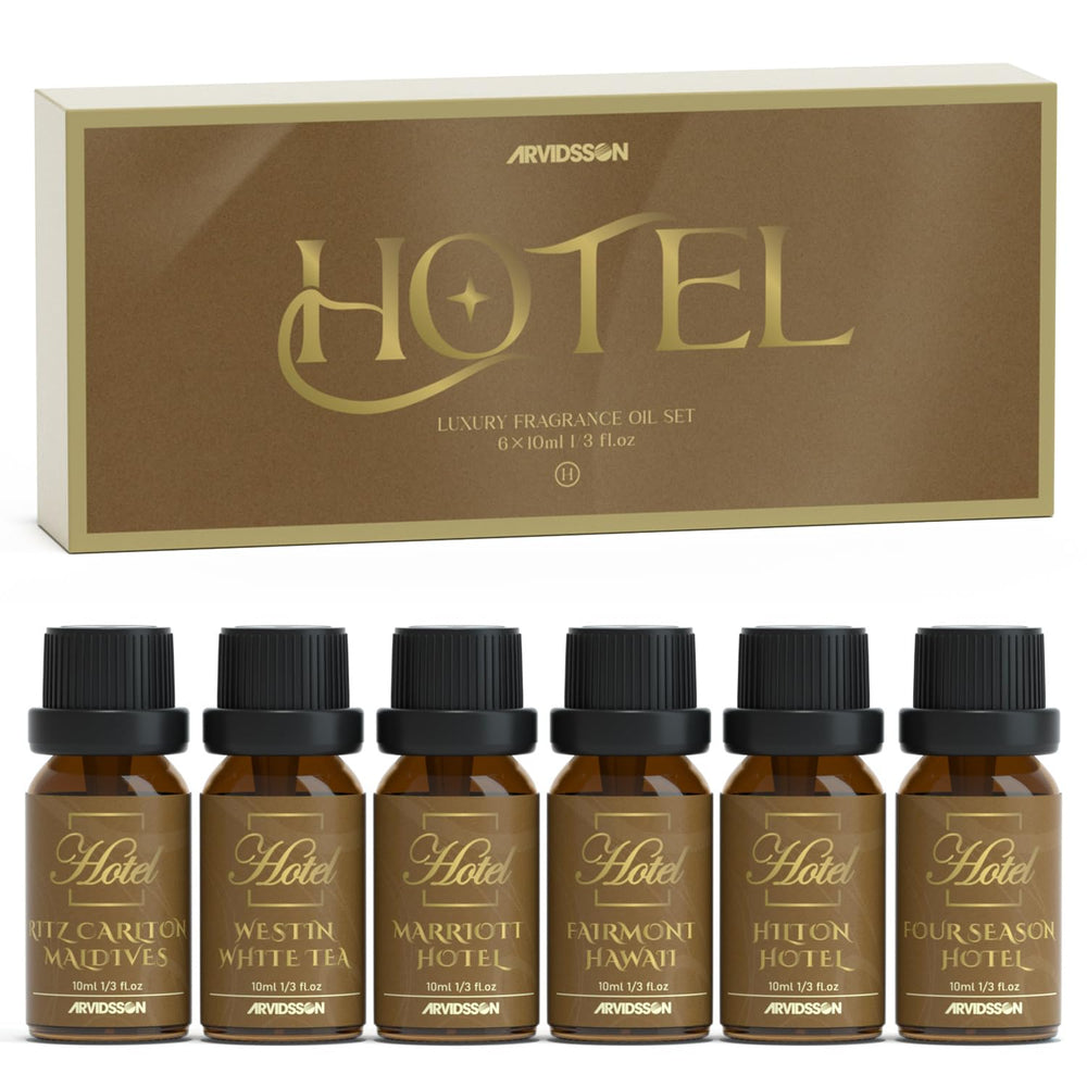 ARVIDSSON hotel diffuser oil bottle-pour delivers a crisp, luxurious scent for a welcoming entry.