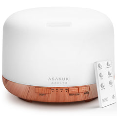 ASAKUKI essential oil diffuser 500ml front view for large room aroma.