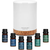 ASAKUKI diffuser in brown with 300ml tank for steady humidity