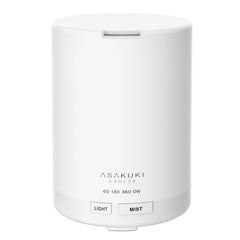 ASAKUKI essential oil diffuser with 300ml tank for long lasting fragrance.