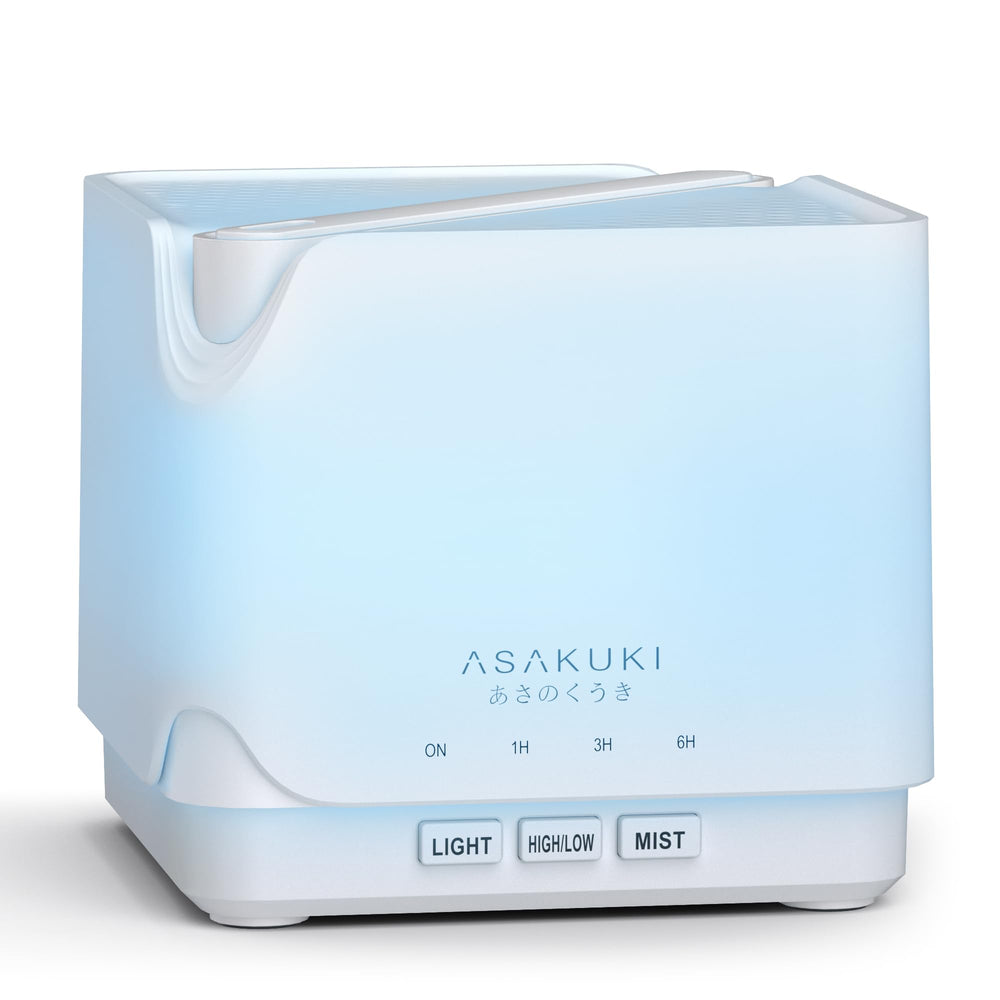 ASAKUKI essential oil diffuser with 700ml tank for long sessions