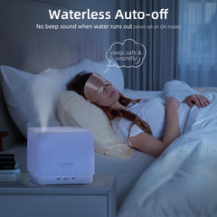 ASAKUKI diffuser shows high and low mist options for adjustable diffusion