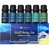 ASAKUKI Well-Being Kit box ready for gifting and home aromatherapy.