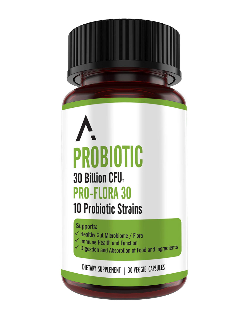 Ascendant Nutrition Bacillus Subtilis Probiotic bottle pour shows easy handling for daily digestive balance.