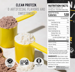 Ascent Lemon Sorbet shaker ready for a quick post-workout shake.