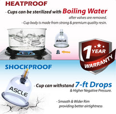 Ascle Super Cupping Set pump device enabling easy suction