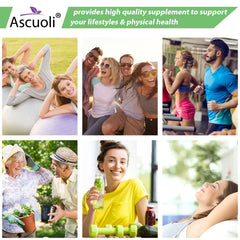 Lozenge dispensing scene showing easy daily intake with Ascuoli.