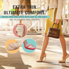 Ashoesert heel grip liner helps keep shoes secure during walking.