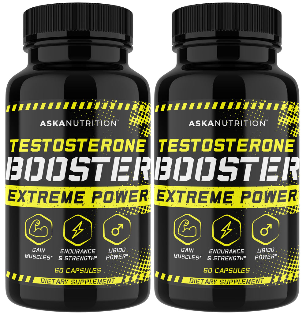 ASKA Nutrition testosterone booster bottle with Tongkat Ali for energy support