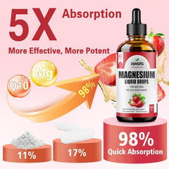 ASMGRG magnesium liquid drops with vitamins D and B6