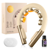 asomooh neck massager showing ergonomic curve for comfortable support