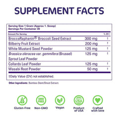 Aspire Nutrition Clear+ Detoxification powder with scoop ready for daily use.