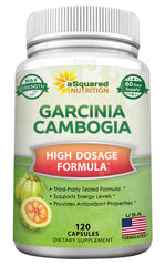 aSquared Nutrition Garcinia Cambogia bottle front with high-potency capsules for weight management