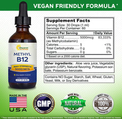 asquared nutrition vegan-friendly b12 drops label emphasizing vegan, gluten-free, soy-free credentials