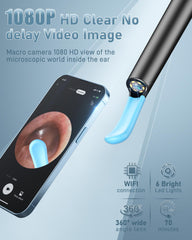 Iluminación LED de Assehsaa para oreja facilita ver cerumen con claridad.