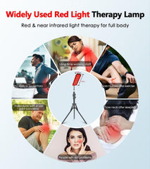 Astarexin front-view panel with 660nm red LEDs for skin care routines