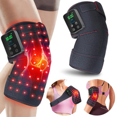 Astarexin knee wrap front view shows full LED coverage for targeted therapy.