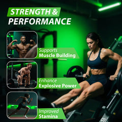 Asumtal Creatine Monohydrate Gummies label detail highlighting vegan formula.
