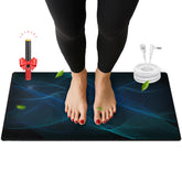 ATE Health grounding mat on a desk for focused work and calm energy.