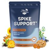 Atherionyxora Spike Detox bottle front view highlighting the 3-in-1 enzyme blend for circulatory support.