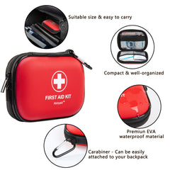 Atickyaid portable carry strap and clip for backpacks.