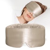 ATreebay mulberry silk sleep mask texture close-up for comfortable nights