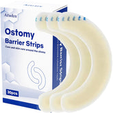Atwlux ostomy barrier strip demonstrates elastic fit for a secure seal