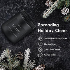 Auelife whiskey tobacco candle evokes smoky warmth for cozy evenings.