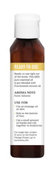 Aura Cacia frankincense oil bottle on bathroom counter for daily skincare routines
