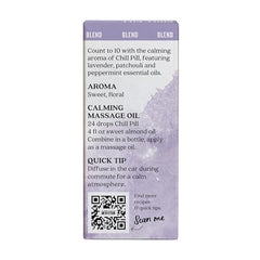 Aura Cacia Chill Pill in a diffuser setup for a tranquil room ambiance.