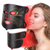 Aurphany LED mask on the face for convenient at-home skincare sessions