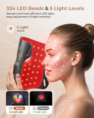 Aurphany LED mask remote control enabling easy color changes and timing