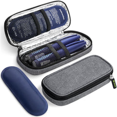 Funda fría AUVON para bolígrafos de insulina, transporte compacto diario.