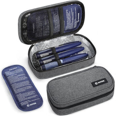 AUVON insulin cooler travel case for secure insulin storage on the go